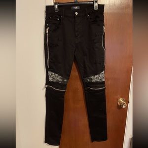 Amiri jeans mx2 bandana knee